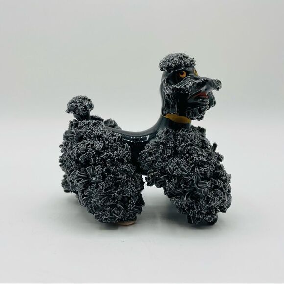 Vintage Ceramic Spaghetti Poodle Dog Figurine - Picture 1 of 8